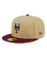 Фото #3 товара Men's Vegas Gold, Cardinal New York Mets 59FIFTY Fitted Hat