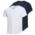 ფოტო #1 პროდუქტის JACK & JONES Organic Basic 5 Pack short sleeve T-shirt