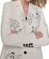 Фото #7 товара Women's Signature Script Blazer