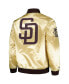 ფოტო #2 პროდუქტის Men's Gold San Diego Padres OG 2.0 Lightweight Satin Full-Zip Jacket