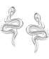 Snake Stud Earrings in Sterling Silver, Created for Macy's