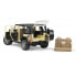 Фото #7 товара Bruder JEEP Wrangler Unlimited Rubicon - Black,Sand - Off-road vehicle model - Acrylonitrile butadiene styrene (ABS) - 3 yr(s) - 1:16 - JEEP Wrangler Unlimited Rubicon