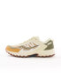 Saucony Grid Peak trainers in tan and chino green