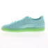 Фото #10 товара Puma Suede Classic XXI 37491571 Mens Green Suede Lifestyle Sneakers Shoes