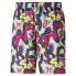 Фото #1 товара Puma Nmj X Graphic Basketball Shorts Mens Grey Casual Athletic Bottoms 65832501