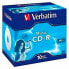 Фото #1 товара CD-R Verbatim Music CD-R 700 MB Чёрный (10 штук)