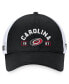 Фото #1 товара Men's Black/White Carolina Hurricanes Free Kick Trucker Adjustable Hat