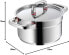 WMF cookware Ø 24 cm approx. 5,6l Premium One Inside scaling vapor hole Cool+ Technology metal lid Cromargan stainless steel brushed suitable for all stove tops including induction dishwasher-safe