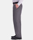 Фото #8 товара J.M. Men’s Classic/ Regular Fit Stretch Sharkskin Suit Pants