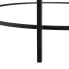 Фото #2 товара Кофейный столик Чёрный Серый Стеклянный Железо 90 x 90 x 45,5 cm