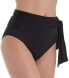 Фото #1 товара LAUREN RALPH LAUREN Women's 180568 Hi-Waist Tie Bikini Bottom Swimwear Size 6