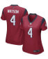 Фото #4 товара Толстовка Nike женская Deshaun Watson Houston Texans Player Game Jersey - красная