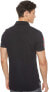 U.S. Polo 274543 Men Slim Fit Solid Polo Underside Of Collar, Black, Medium