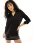 Фото #2 товара Pimkie v neck blouse in black