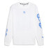 Фото #1 товара Puma Stewie X City Of Love Crew Neck Long Sleeve T-Shirt Womens White Casual Top