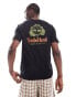 Timberland large tree logo backprint t-shirt in black