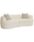 Фото #2 товара Jenselle 97" Curved Fabric Estate Sofa, Created for Macy's