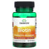 Фото #1 товара Витаминный препарат для здоровья кожи Swanson Biotin 10 000 мкг, 60 гелевых капсул