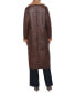 ფოტო #2 პროდუქტის Women's Faux-Shearling Longline Coat