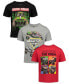 ფოტო #1 პროდუქტის Trucks Boys 3 Pack Graphic T-Shirts Toddler| Child