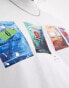 Фото #4 товара PS Paul Smith t-shirt with cards print in white