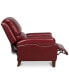 Фото #8 товара Arianlee Leather Push Back Recliner, Created for Macy's