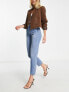 Фото #4 товара Stradivarius Tall rigid mom jean in medium wash