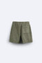 Faded jogger bermuda shorts