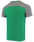 ფოტო #2 პროდუქტის Men's Kelly Green, Heathered Gray New York Jets Gridiron Classics Field Goal Slub T-shirt