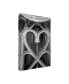 Фото #2 товара American School Metal Heart Canvas Art - 15" x 20"