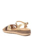 Фото #4 товара Women's Low Wedge Strappy Sandals By