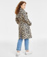 ფოტო #4 პროდუქტის Women's Leopard-Print Classic Trench Coat, Created for Macy's