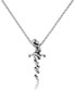ფოტო #1 პროდუქტის Men's Serpent 24" Pendant Necklace in Stainless Steel