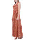 Фото #3 товара Women's Crochet Ruffled Square-Neck Maxi Dress