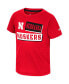 ფოტო #3 პროდუქტის Toddler Boys and Girls Scarlet Nebraska Huskers No Vacancy T-shirt