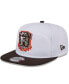 ფოტო #1 პროდუქტის Men's White/Brown Cleveland Browns 2024 NFL Training Camp Golfer Snapback Hat