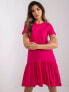 Фото #7 товара Женское платье с коротким рукавом выше колена Factory Price сиреневый
