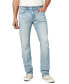 ფოტო #1 პროდუქტის Men's Crinkled Classic Straight Six Jeans