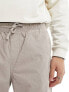 Jack & jones wide fit corduroy parachute pants in beige