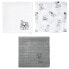 Фото #2 товара DISNEY Lot von 3 101 Dalmatiner-Windeln - 60 x 60 cm - 2 Drucke + 1 berall - 100% Baumwolle