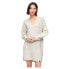 SUPERDRY V Jumper Long Sleeve Short Dress