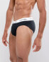 Calvin Klein Cotton Stretch 3-pack briefs in black