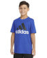 Big Boys Short Sleeve Two-Color Logo T-Shirt