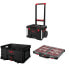 Фото #1 товара Milwaukee PACKOUT PromoSet 3-tlg Trolley Koffer - Transportbox - Organizer Slim