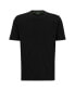 Фото #3 товара Men's Cotton-Jersey Logo Collar T-shirt