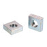 Adam Hall 5660 - Square nut - Silver - M6 - 10.8 mm - 10.8 mm - 3.72 mm