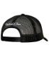 ფოტო #2 პროდუქტის Men's Black Brooklyn Nets Hardwood Classics Gold Leaf Mesh Trucker Snapback Hat