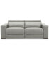 Фото #5 товара Nevio 82" 2-Pc. Leather Sectional with 2 Power Recliners and Headrests, Created For Macy's