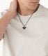 Modern men´s necklace with logo EGS2935200