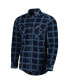 Фото #4 товара Men's Navy Chicago Bears Industry Flannel Button-Up Shirt Jacket